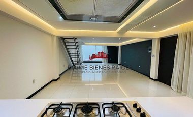 Departamento 2 niveles, INTERIOR; en edificio pequeño