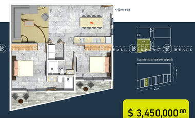 EN VENTA DEPARTAMENTO AMPLIO CON TERRAZA ·204