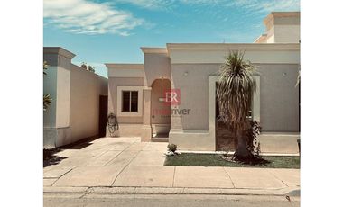 CASA AMUEBLADA EN RENTA EN PUENTE REAL SECCIÓN MIRAFLORES. CD. OBREGÓN