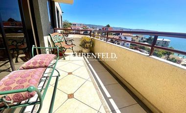 Recreo, Viña del Mar. Departamento con vista despejada al mar.