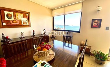 Recreo, Viña del Mar. Departamento con vista despejada al mar.
