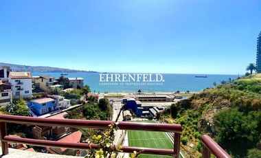 Recreo, Viña del Mar. Departamento con vista despejada al mar.