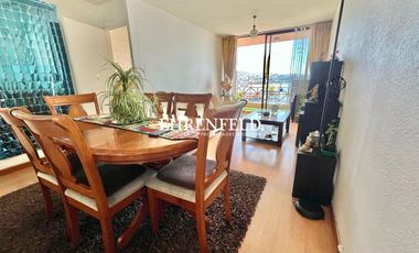 Cerro Barón. Departamento en primera línea con vista al mar.