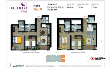 Arriendo Apartamento La Felicidad, Bogotá
