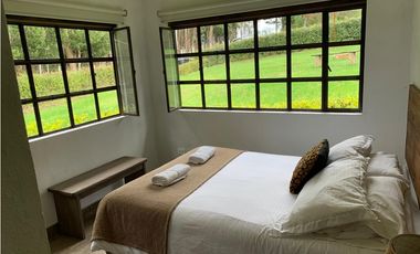 ARRIENDO CASA CAMPESTRE UN NIVEL SIN MUEBLES - VILLA DE LEYVA