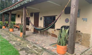 ARRIENDO CASA CAMPESTRE UN NIVEL SIN MUEBLES - VILLA DE LEYVA