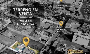 TERRENO EN VENTA - FRENTE A PATIO TEXCOCO