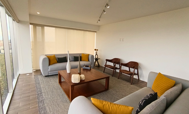 Penthouse ejecutivo amueblado. Solución llave en mano para reubicación en Metep