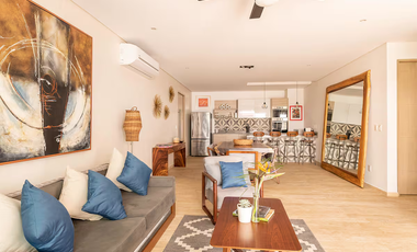 Departamento de 2 recámaras en Aldea Zama Tulum