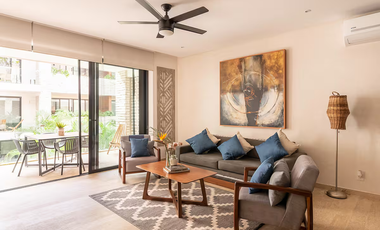 Departamento de 2 recámaras en Aldea Zama Tulum