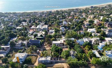 Terreno en Punta Zicatela, Puerto Escondido, Oaxaca