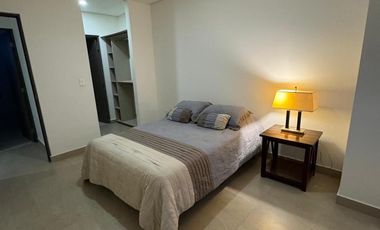 Departamento con jardin AMUEBLADO Y EQUIPADO Torre Gaia 2 La Rioja Colinas del Huajuco  Monterrey