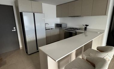 Departamento con jardin AMUEBLADO Y EQUIPADO Torre Gaia 2 La Rioja Colinas del Huajuco  Monterrey