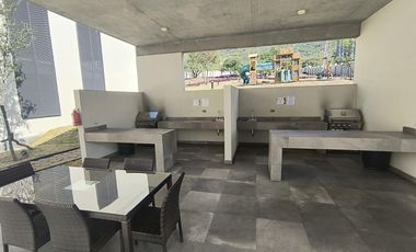 Departamento con jardin AMUEBLADO Y EQUIPADO Torre Gaia 2 La Rioja Colinas del Huajuco  Monterrey