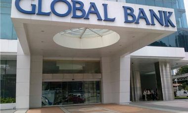 OFICINA / CALLE 50 / TORRE GLOBAL BANK / 102m2 / SOBRE VIA