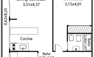 ALQUILER 3 AMB. COCH. BAUL. AWWA OLIVOS AMOBLADO