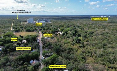 Terreno de 1749m2 en San Antonio Chel