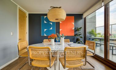 Espectacular departamento con vista despejada a la cordillera