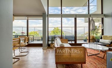 Espectacular departamento con vista despejada a la cordillera