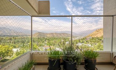 Espectacular departamento con vista despejada a la cordillera