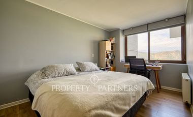 Espectacular departamento con vista despejada a la cordillera