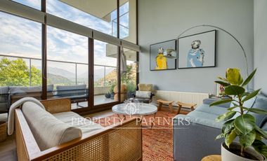 Espectacular departamento con vista despejada a la cordillera