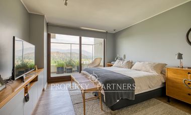 Espectacular departamento con vista despejada a la cordillera