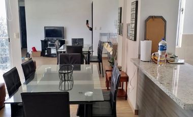 CONTADERO RENTA DEPARTAMENTO AMUEBLADO Y EQUIPADO CON BALCON A 5 MIN DE SANTA FE