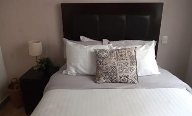 CONTADERO RENTA DEPARTAMENTO AMUEBLADO Y EQUIPADO CON BALCON A 5 MIN DE SANTA FE