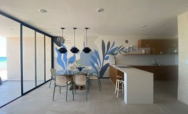 Casa en venta frente al mar en Telchac