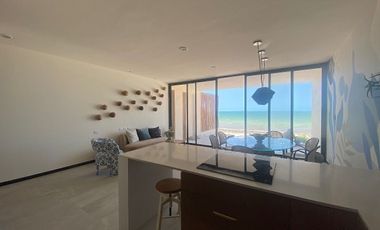 Casa en venta frente al mar en Telchac