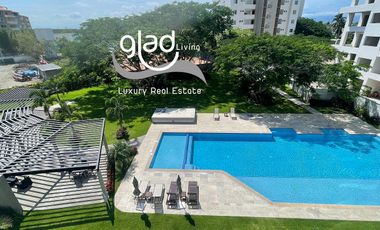 Departamento amueblado en renta en Flamingos, Nuevo Vallarta