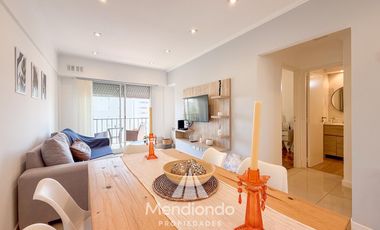 Depto 3 ambientes al frente con balcón 100% reciclado y AMOBLADO / Zona Aldrey