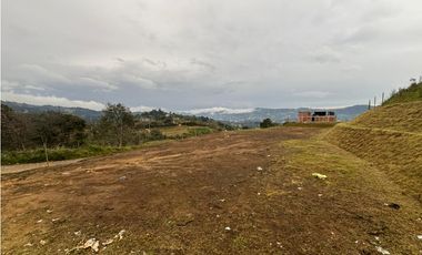 Venta lote campestre en Guarne unidad cerrada con explanación