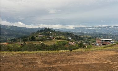 Venta lote campestre en Guarne unidad cerrada con explanación