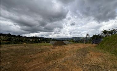 Venta lote campestre en Guarne unidad cerrada con explanación
