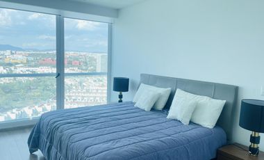 Departamento amueblado en renta en Juriquilla Towers, Santa Fe, Juriquilla. GPS