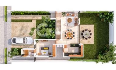 Casa de 2 pisos, 3 recamaras en privada en Conkal Yucatan  Entrega inmediata