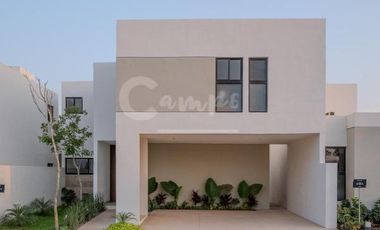 Casa de 2 pisos, 2 recamaras en privada en Conkal Yucatan  Entrega inmediata