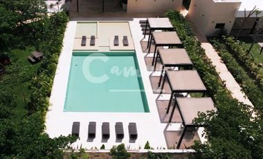 Casa de 2 pisos, 2 recamaras en privada en Conkal Yucatan  Entrega inmediata