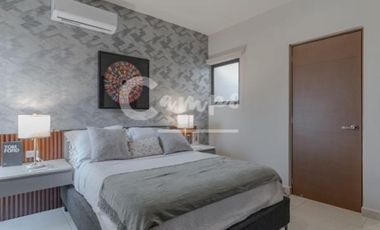 Casa de 1 piso, 2 recamaras en privada en Conkal Yucatan  Entrega inmediata