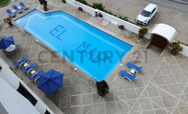 ALQUILER – DEPARTAMENTO AMOBLADO FRENTE AL MAR PUNTA CARNERO V.Vill