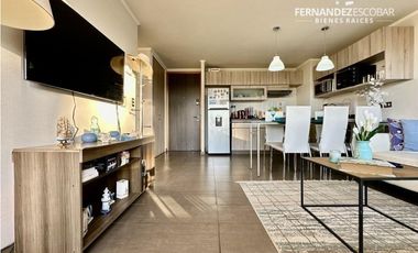 REÑACA - ARRIENDA DEPTO AMOBLADO 2D 2B 1E - MARZO A DICIEMBRE