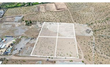 LOS ANDES - VENTA 4 TERRENOS DE 5.000m2 - PUERTO TERRESTRE