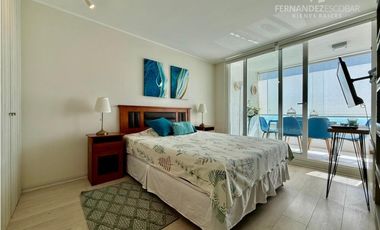 REÑACA - ARRIENDA DEPTO AMOBLADO 2D 2B 1E - EDMUNDO ELUCHANS