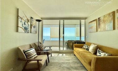 REÑACA - ARRIENDA DEPTO AMOBLADO 2D 2B 1E - EDMUNDO ELUCHANS