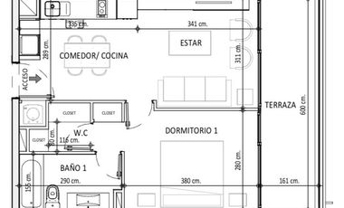 ARRIENDO DEPARTAMENTO LO BARNECHEA RAUL LABBE 1D1B 1 EST 1BG