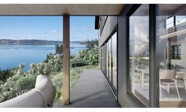 Preciosa casa en la bahia de TEN TEN, Castro