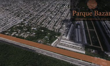 LOTE COMERCIAL EN VENTA EN MERIDA, PARQUE BAZAR, INMEDIATA