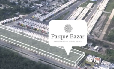 LOTE COMERCIAL EN VENTA EN MERIDA, PARQUE BAZAR, INMEDIATA